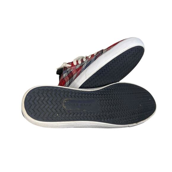 Cole Haan Trafton Club Court Mens Plaid Canvas Sneaker Size 12 - Picture 5 of 6